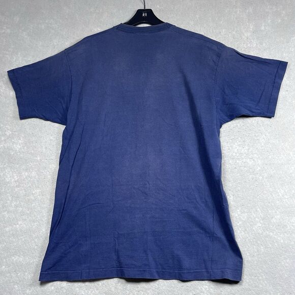 Xavier Musketeers Short Sleeve T-Shirt Men XL Blue College Single Stitc Made USA - Picture 9 of 13